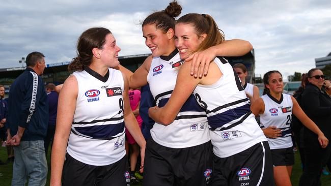 Maeve Chaplin hopes the follow Nell Morris-Dalton and Gabby Newton into the AFLW. Picture: Luke Hemer