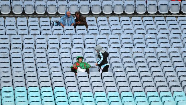 Playing in front of empty stadiums will harm some teams. Picture: Phil Hillyard