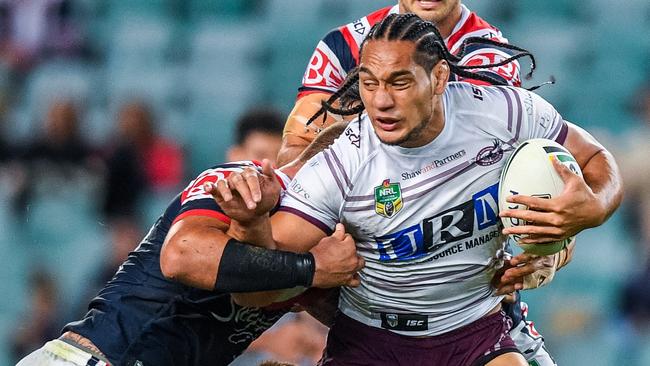 Taupau feels unwanted at Manly. AAP Image/Brendan Esposito.