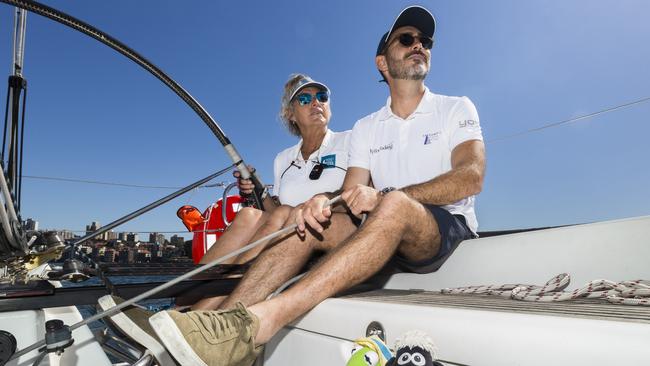 Wendy Tuck and Campbell Greeves raced two-handed in the last Sydney to Hobart. Pic: Andrea Francolini