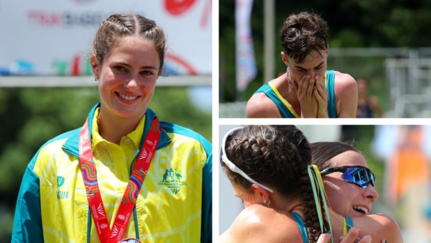 Australia's triathletes have added to our medal haul in Trinidad.