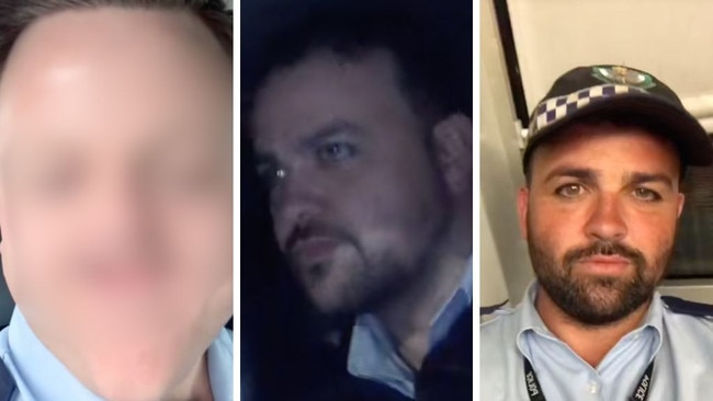 NSW Police are investigating the emergence of a number of bizarre and embarrassing videos of uniformed officers on TikTok.