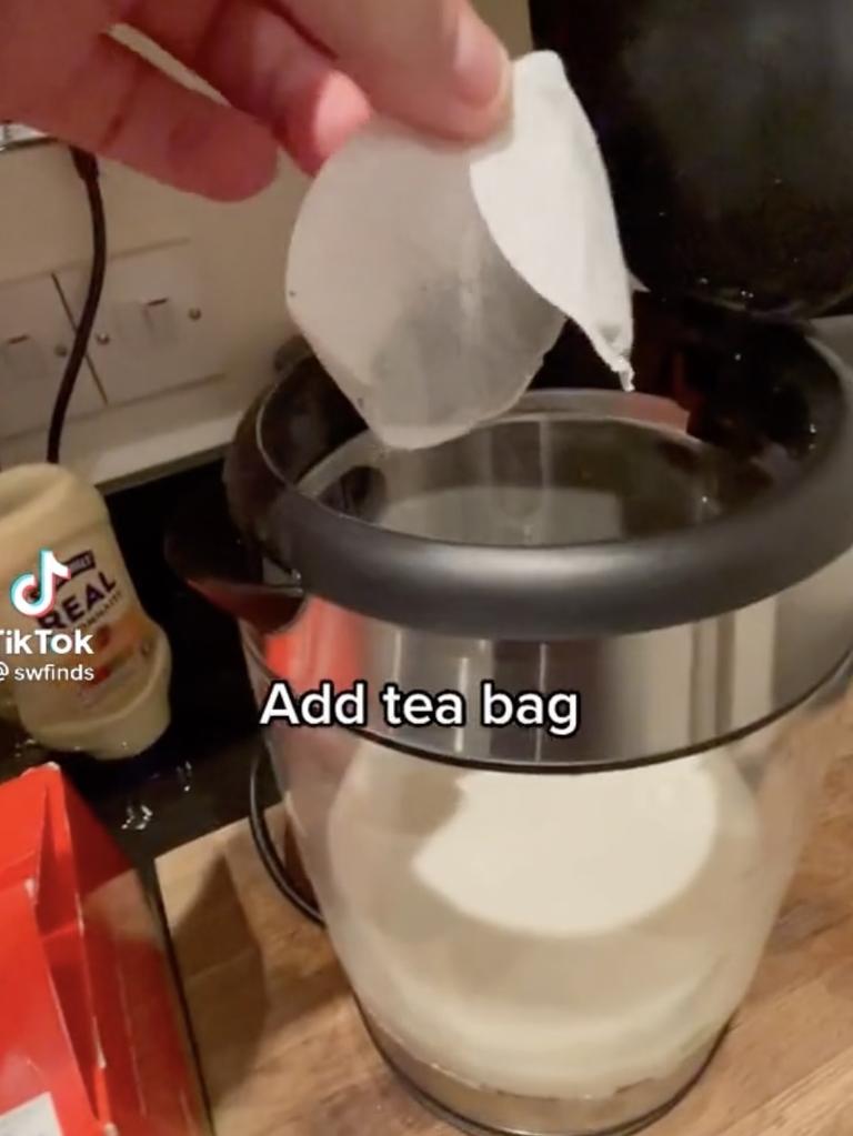 And tea bags. Picture: TikTok/@Swfinds