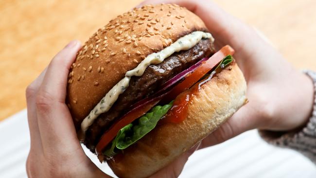 Grill'd's 61 restaurant locations around Australia will offer their guests a Gamechanger beef upgrade for an extra $1 at the counter. Picture: Supplied