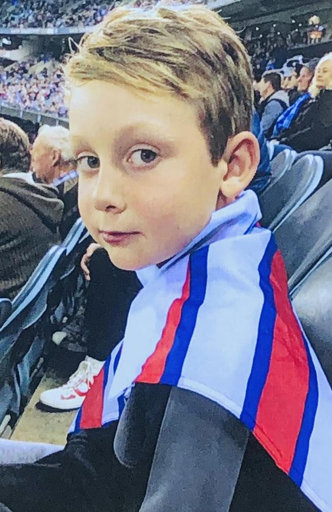 Chace Harrison loved the Western Bulldogs and was a promising young basketball star.