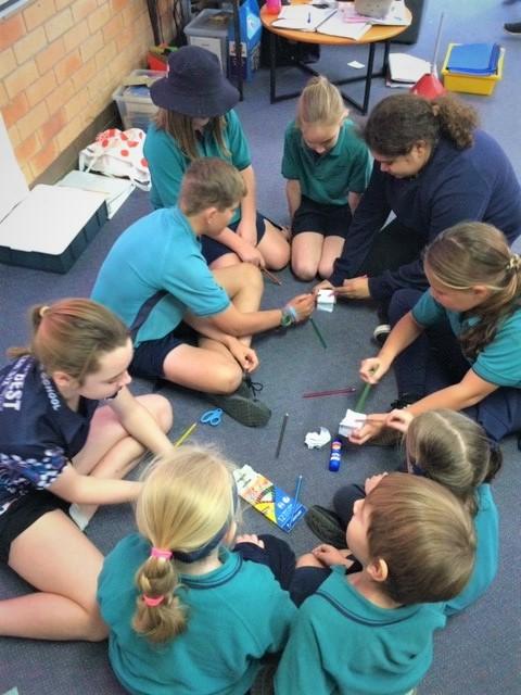 Tyalla Primary School students lead their Peer Support group