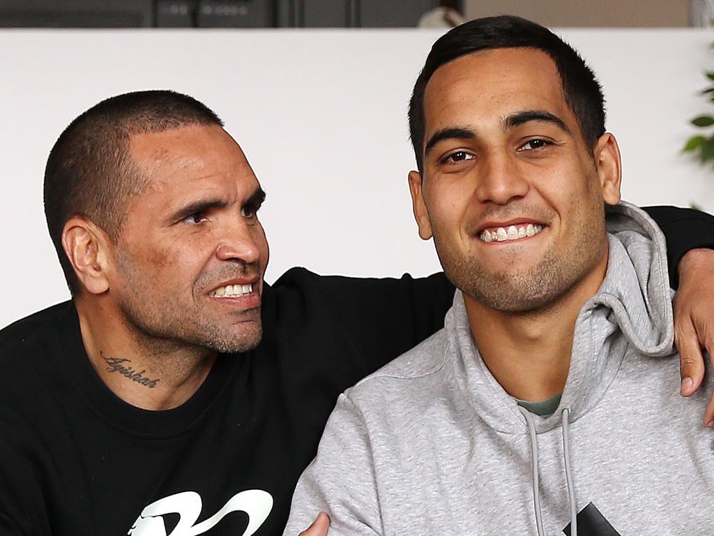 SUNDAY TELEGRAPH - 24/8/18Reimis Smith, nephew of former NRL rugby league player turned boxer Anthony Mundine, pictured today before he plays for the Canterbury Bulldogs. Pic, Sam Ruttyn