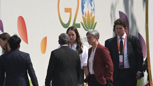 She has spoken to her Chinese counterpart. Picture: Money Sharma / AFP