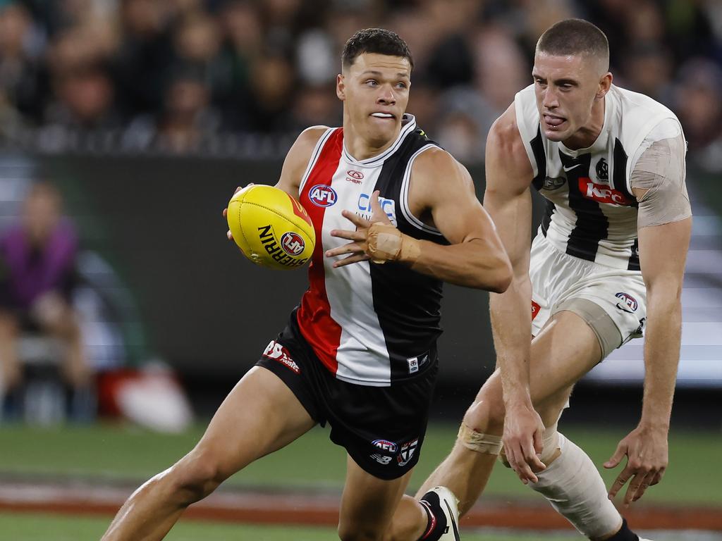 The Saints and Pies met at the MCG in round 2 this year. Picture: Michael Klein