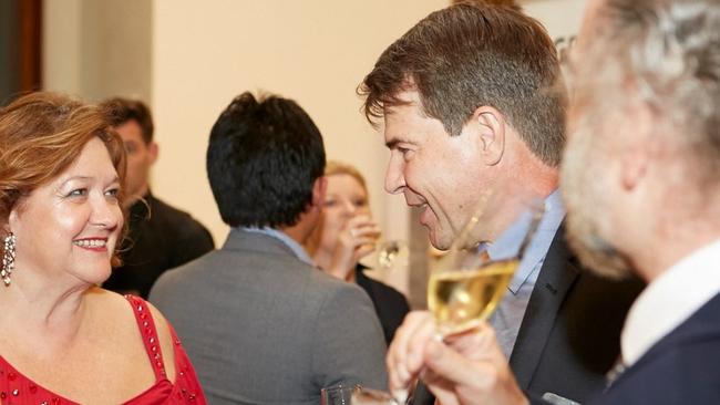 Gina Rinehart and Gary Korte, CEO of Hancock Prospecting.