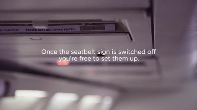 Virgin Australia allows kids' sleeping device