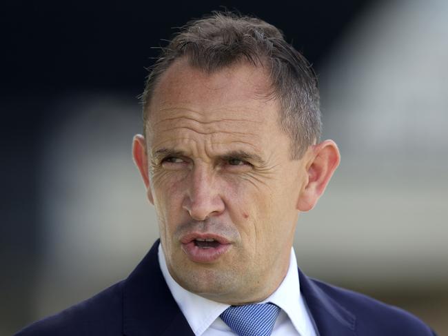 SYDNEY, AUSTRALIA - DECEMBER 18: Chris Waller looks on during Sydney Racing at Royal Randwick Racecourse on December 18, 2021 in Sydney, Australia. (Photo by Mark Evans/Getty Images)