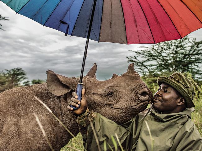 @NATGEO: THE MOST POPULAR INSTAGRAM PHOTOS. RRP $34.99. Inspiring rangers are hand-raising three baby rhinos at Lewa Wildlife Conservancy in Kenya Photo: @AMIVITALE