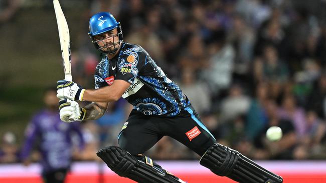 Jake Weatherald in action for the Adelaide Strikers. Picture: Steve Bell/Getty Images