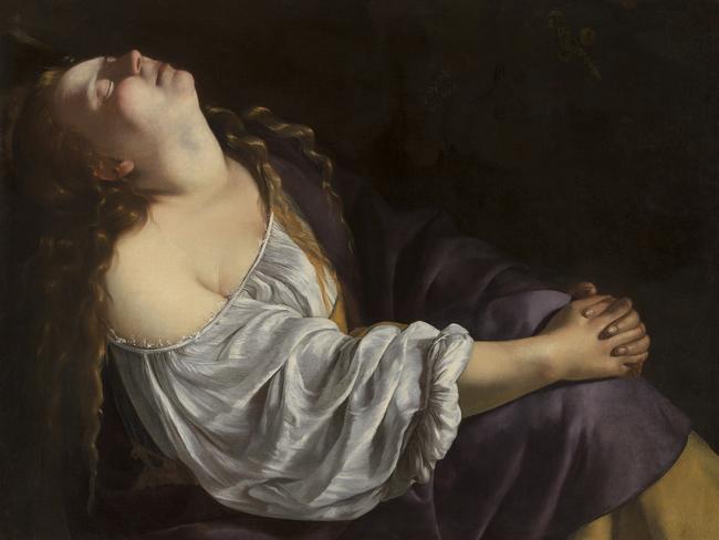 Artemisia Gentileschi Mary Magdalene in Ecstasy, about 1620-25 Oil on canvas 80 × 106 cm Private European collection © Photo: Dominique Provost Art Photography - Bruges