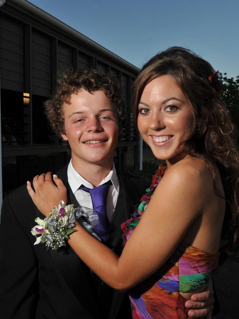 Mitchell Cameron and Raquel Schuler at the Bundaberg High School Prom. Photo: Scottie Simmonds/NewsMail