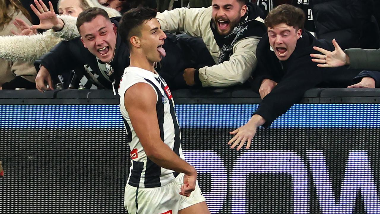 Nick Daicos of the Magpies. Picture: Quinn Rooney/Getty Images