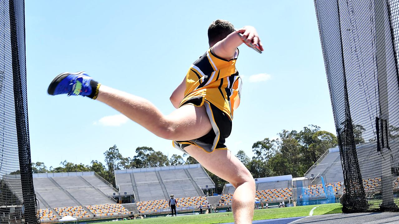 Queensland Representative School Sport track and field championships in Brisbane. Saturday October 12, 2024. Picture, John Gass