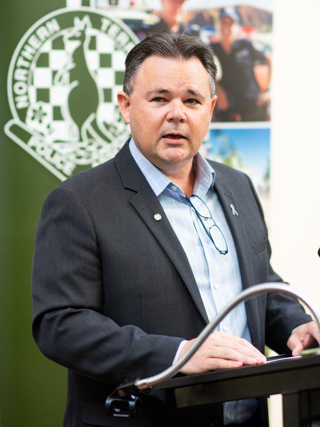 Northern Territory Police Association (NTPA) president Paul McCue said they were disappointed by the lack of attention paid to remote policing in the budget. Picture: Che Chorley