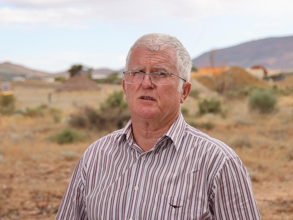 Detective Superintendent Des Bray at Moralana Creek, where Jasmeen Kaur’s body was found. Picture: NCA NewsWire / David Mariuz