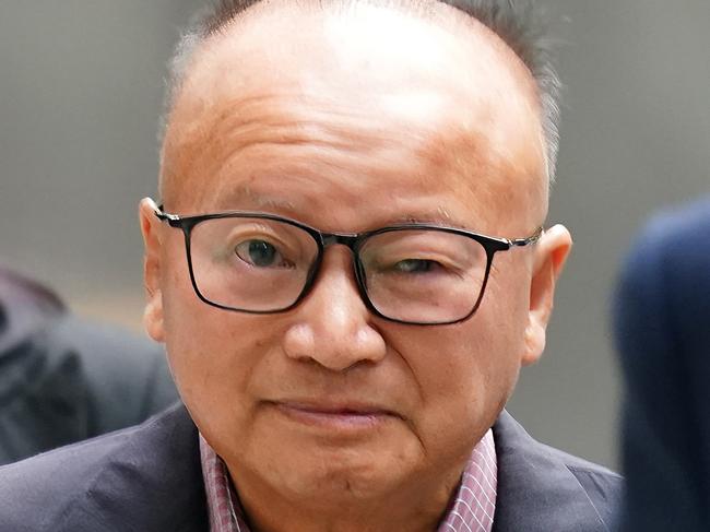 MELBOURNE AUSTRALIA - NewsWire Photos FEBRUARY 29, 2024: Di Sanh Duong, was found guilty last year of trying to interfere with former federal minister Alan Tudge on behalf of the Chinese Communist Party in 2020, arrives for sentencing at the Melbourne County court.Picture: NCA NewsWire / Luis Enrique Ascui