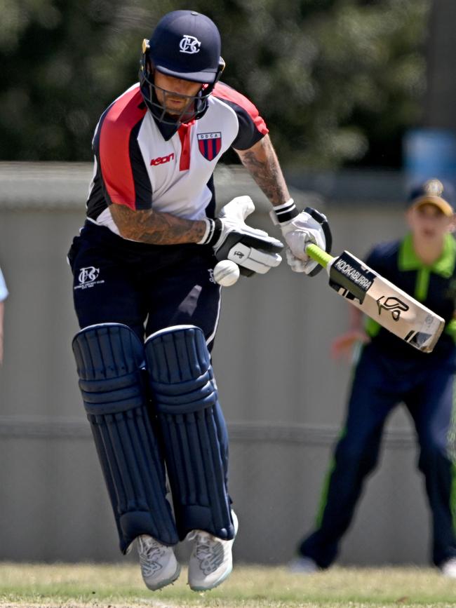 DDCA batter Jordan Cleland (Berwick). Picture: Andy Brownbill