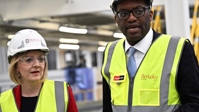 British Prime Minister Liz Truss and Chancellor of the Exchequer Kwasi Kwarteng. Picture: AFP