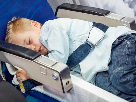 Qantas and Jetstar ban sleeping devices for kids on planes.