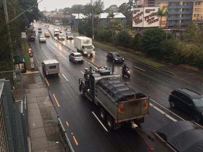 Parramatta Rd at Haberfield near where M4 extension will emerge.