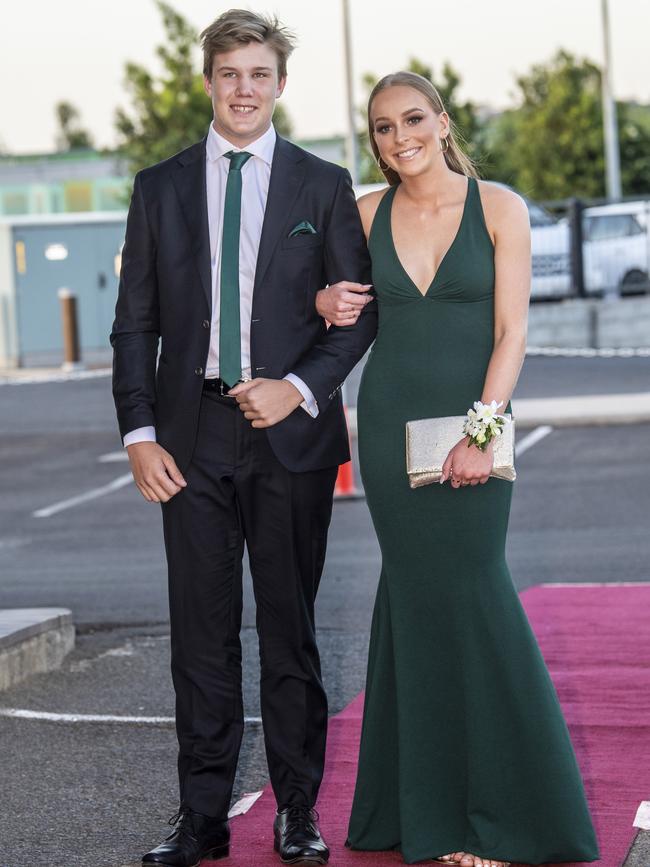 Nick Boyce and Gabrielle Wilson. St Ursula's College formal. Friday. 20th Nov 2020