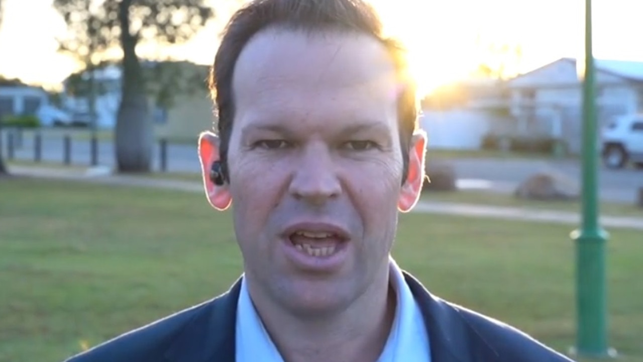 Queensland Senator Matt Canavan said Andrew Thorburn’s resignation showed Essendon was ‘not inclusive’. Picture: Today