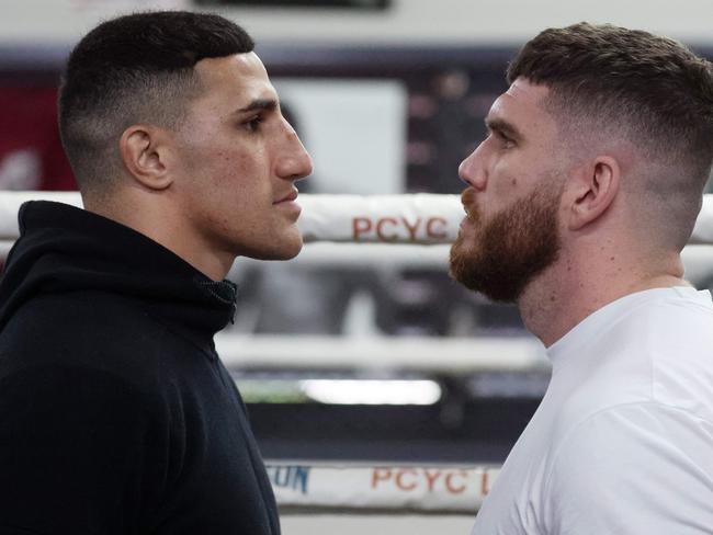 Australia’s top heavyweight boxer Justis Huni will fight Troy Pilcher, who is unbeaten in 10 fights and has more knockouts than Huni. Picture: Liam Kidston