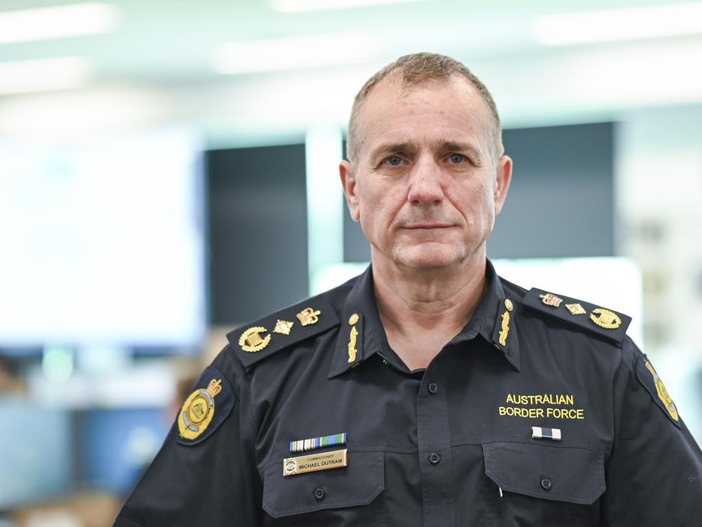 The outgoing head of the Australian Border Force, Michael Outram. Picture: NCA NewsWire / Martin Ollman