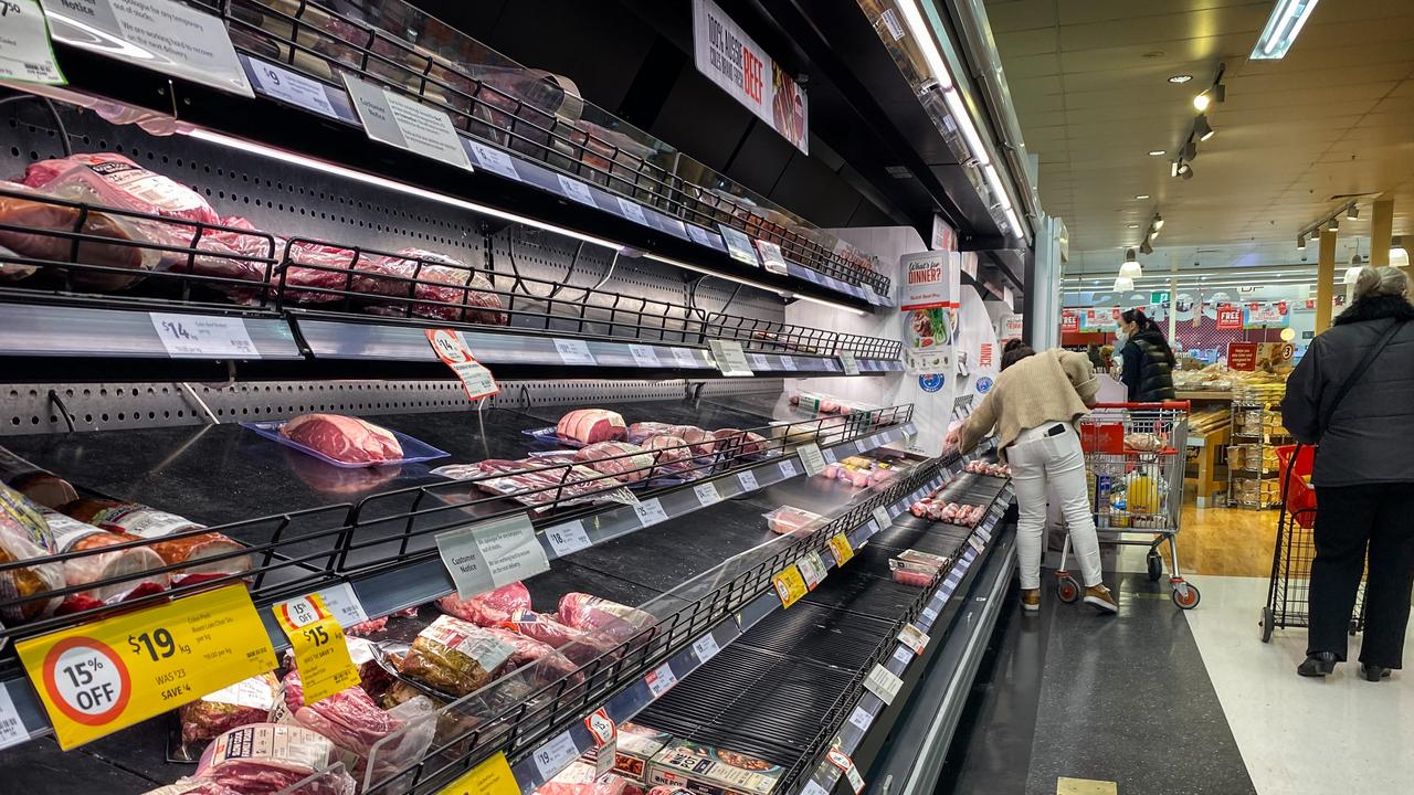 Coles saw elevated sales during pandemic shutdowns. Picture: Tony Gough