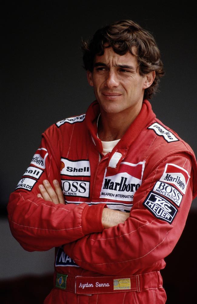 Legendary driver Ayrton Senna was tragically killed in a crash while leading the San Marino Grand Prix in 1994. Picture: Getty