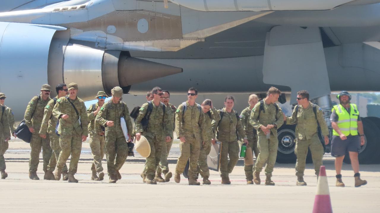 ADF and MRF-D troops return to Darwin, Northern Territory, after more than a month of training overseas with their Indonesian counterparts. 22 September 2024.