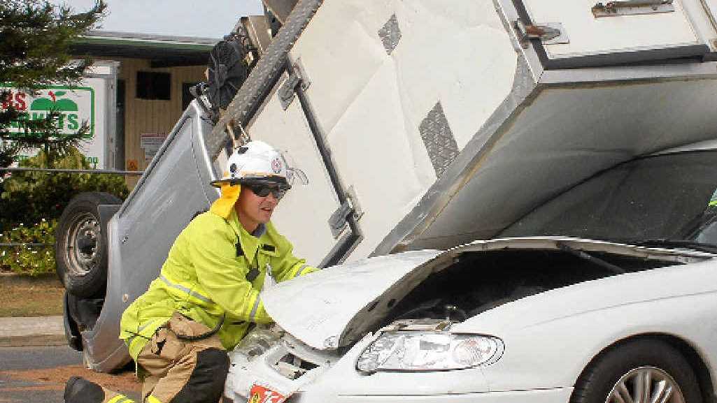 How on earth did this happen Man lucky to be alive The Courier Mail