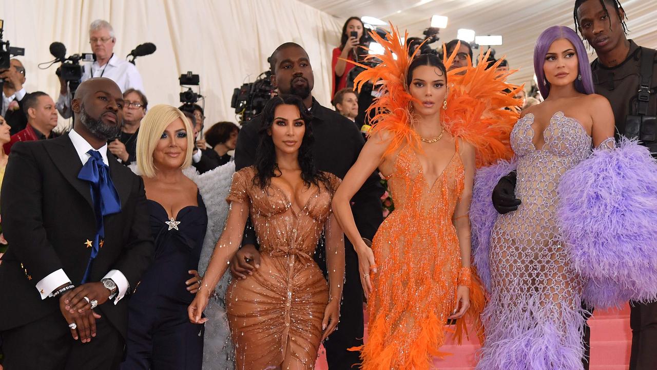 The new reality show will follow the family post Kim and Kanye’s split, and Travis Scott’s Astroworld tragedy. Picture: AFP.