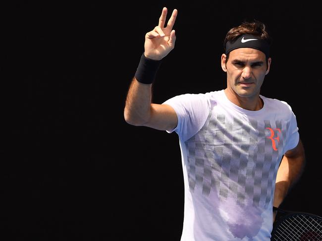 Roger Federer has been keeping one eye on the young Australian