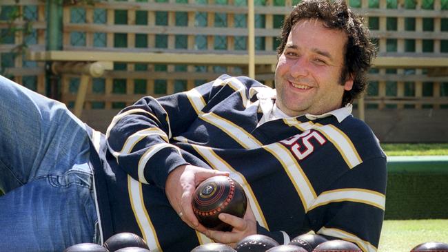 Mick Molloy at the Richmond Union Bowling Club.