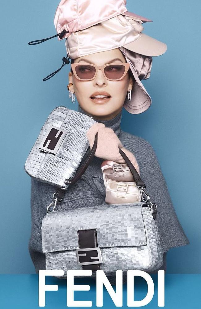 Linda Evangelista has appeared in a new campaign for Fendi. Picture: Fendi/Instagram