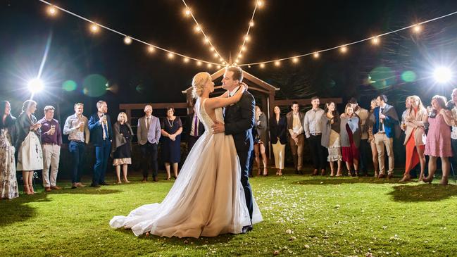 Dance for me: Meghan McGregor and Hayden Gambie. Sunshine Coast Wedding Photographer Ben Connolly