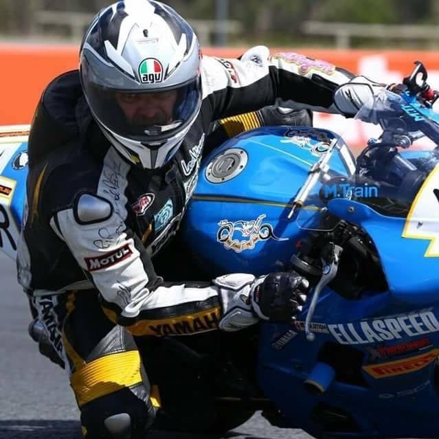 Michael Train has a background in motorcycle racing