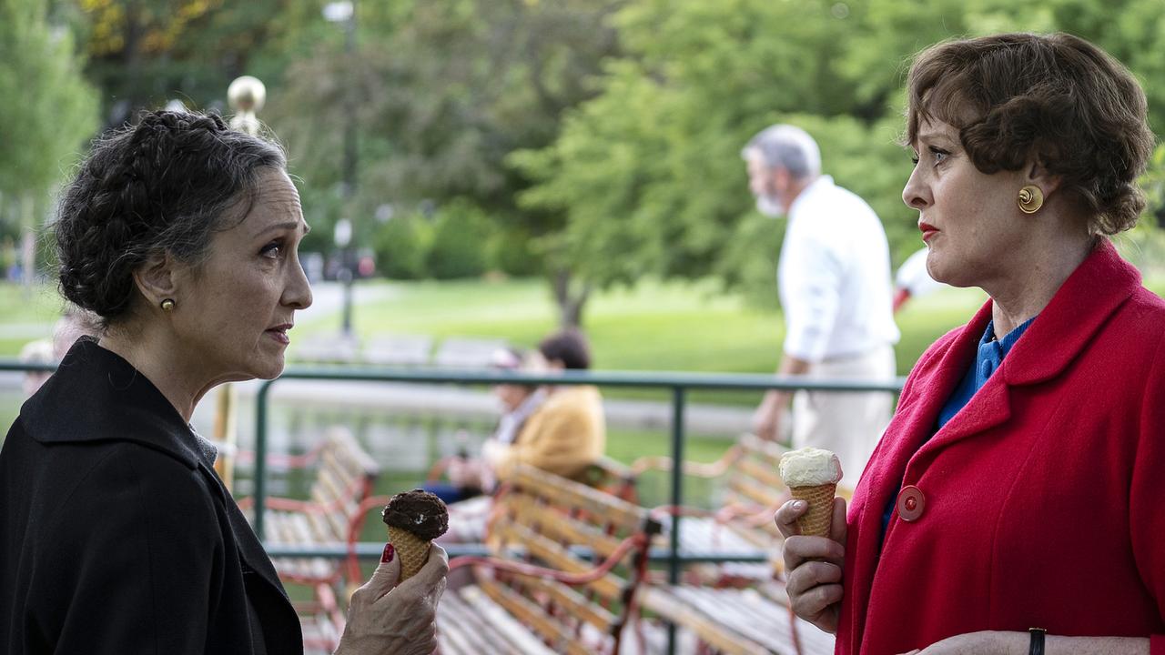 Sarah Lancashire, right, with Bebe Neuwirth in a scene from Julia.