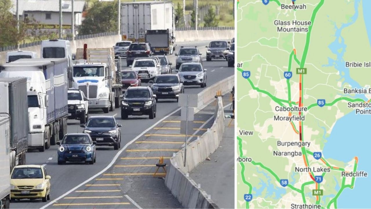 Brisbane Traffic: Congestion Starts To Build On Bruce Highway And M1 ...