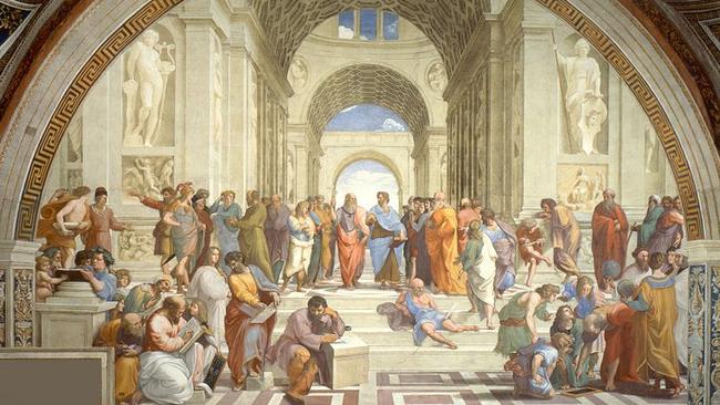 Raphael used many of his contemporaries as models for School Of Athens.