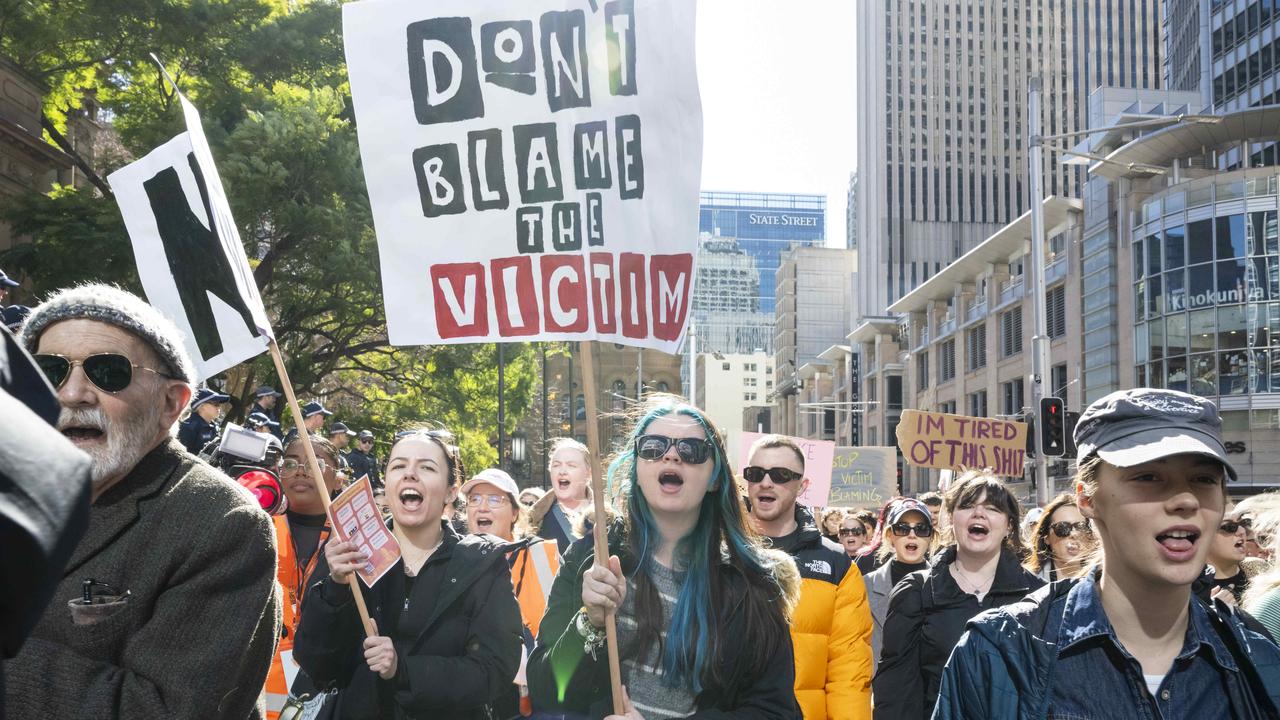 A No More rally from Sydney in July.Picture: NewsWire/ Monique Harmer