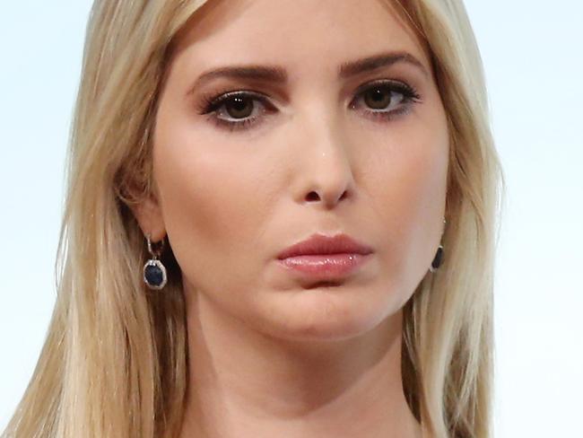 BERLIN, GERMANY - APRIL 25:  Ivanka Trump, daughter of U.S. President Donald Trump, is seen on stage of the W20 conference on April 25, 2017 in Berlin, Germany. The conference, part of a series of events in connection with Germany's leadership of the G20 group of nations this year, focuses on women's empowerment, especially through entrepreneurship and the digital economy.  (Photo by Sean Gallup/Getty Images)