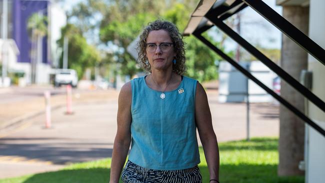 Our Watch chief executive Patty Kinnersly visited Darwin to meet with domestic violence sector leaders and government officials. Picture: Pema Tamang Pakhrin