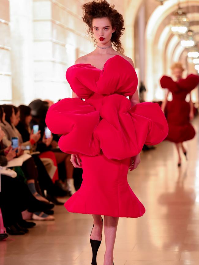 A model walks the runway during the Marc Jacobs 2025 Runway Show at New York Public Library on February 03, 2025. Picture: Getty images